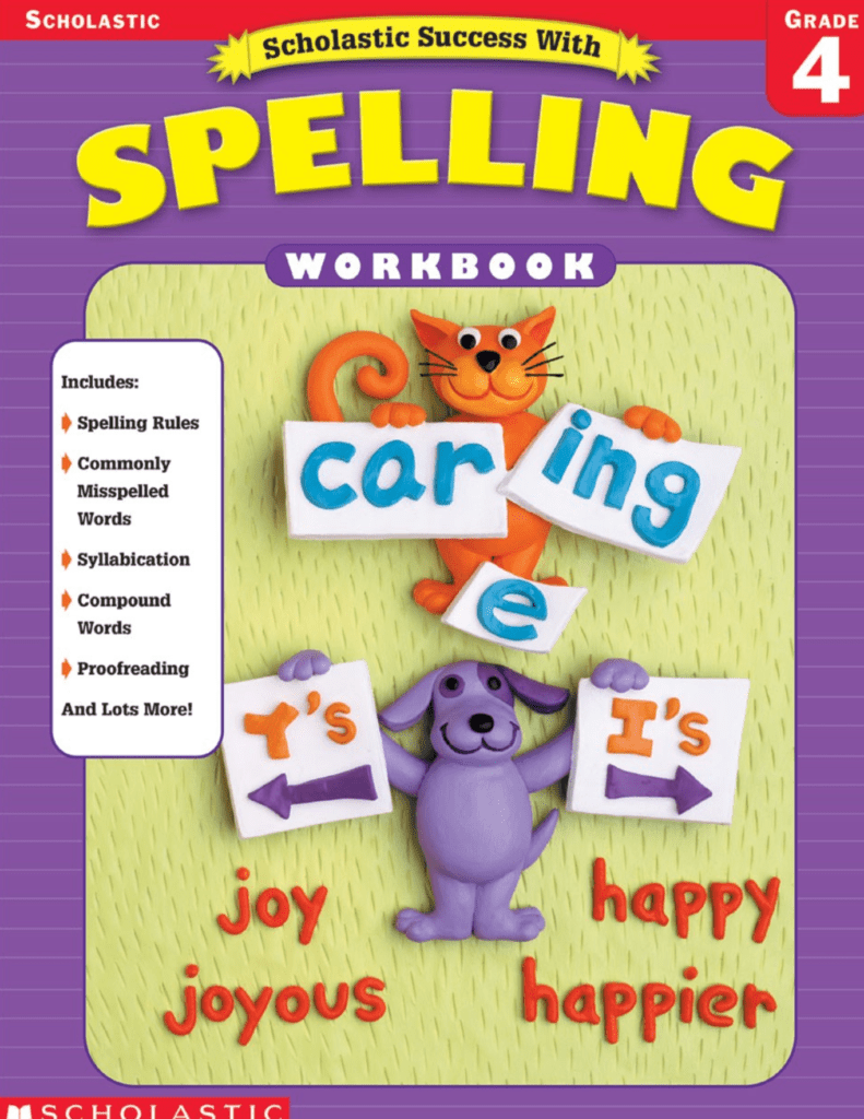 Rich Results on Google's SERP when searching for 'Scholastic Success With Spelling Workbook 4'
